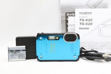  Excellent   Olympus Tough TG-620 Waterproof Digital Camera Blue from Japan