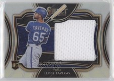 2021 Select Horizontal Rookie Jumbo Swatches Holo Prizm 21/150 Leody Taveras 1u6