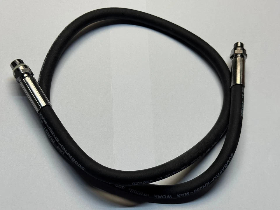 Smart Com, Aladin Air, Lumi HP- Schlauch Uwatec Scubapro 85 cm ohne Kupplung