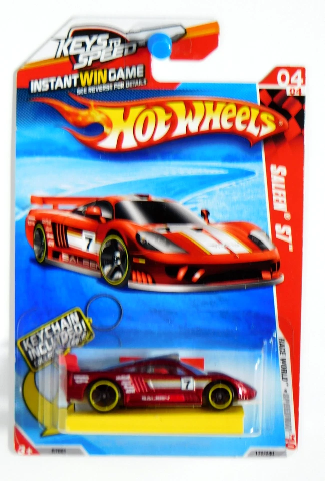 Hot Wheels Key To Speed- Race World Speedway '10 #172/240 "Saleen S7" W/Car Case - Image 2 of 3