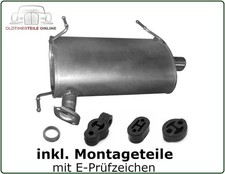 Endschalldämpfer für Mitsubishi Outlander II CW 2,0 + 2.4 4WD Auspuff Endtopf