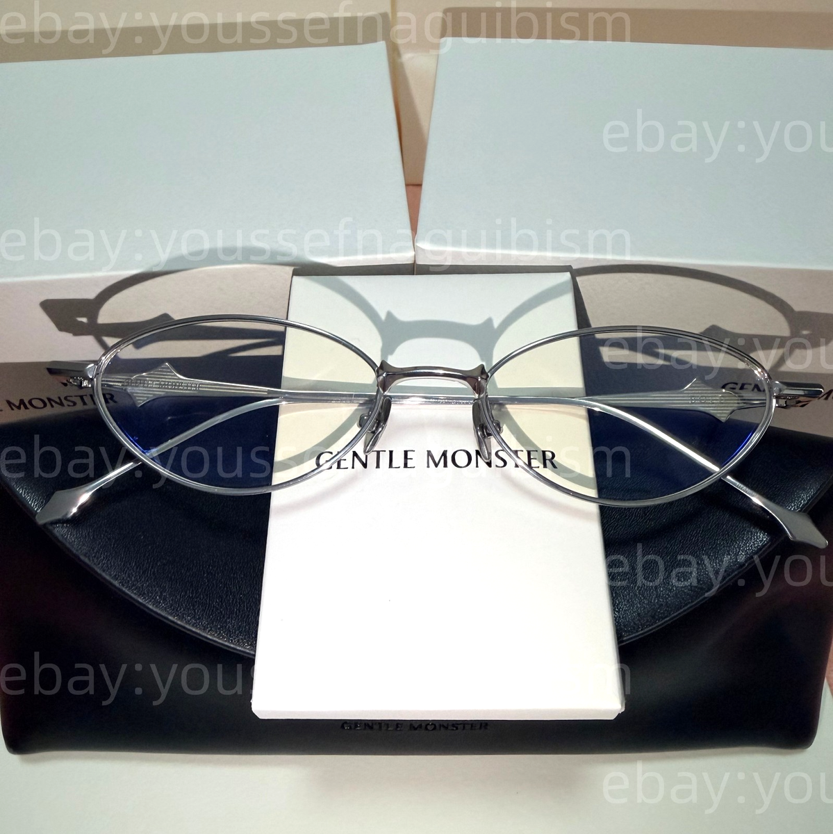 GentleMonster Sunglasses BOLD - Eden 02 Titanium Silver Frame