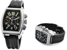 RUSSIAN WATCH POLJOT CHRONOGRAPH 3133/1551001 TONNEAU BLACK DE