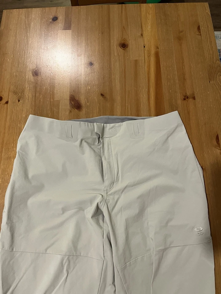 Pantalones de senderismo beige tostado Mountain Hardwear Shell para mujer talla 14 Foto 4 de 4