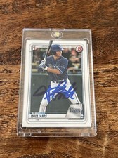 Alika Williams IP Signed 1st Bowman Card JSA Coa Autographed Rays