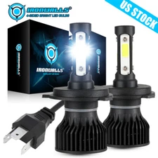 4-sides 9003 H4 LED Headlight Bulbs Kit 2800000LM Hi/Lo Beam Super Bright White
