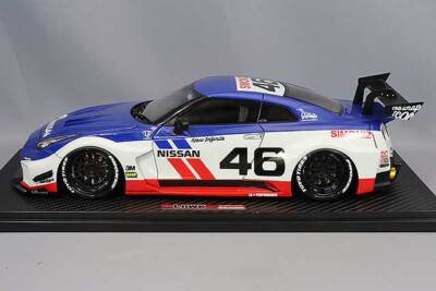 1/18 Ignition PLB-Silhouette WORKS GT Nissan 35GT-RR White/Blue