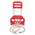 High Quality 170lbs Cart Folding Dolly Collapsible Trolley Push Hand Truck Red