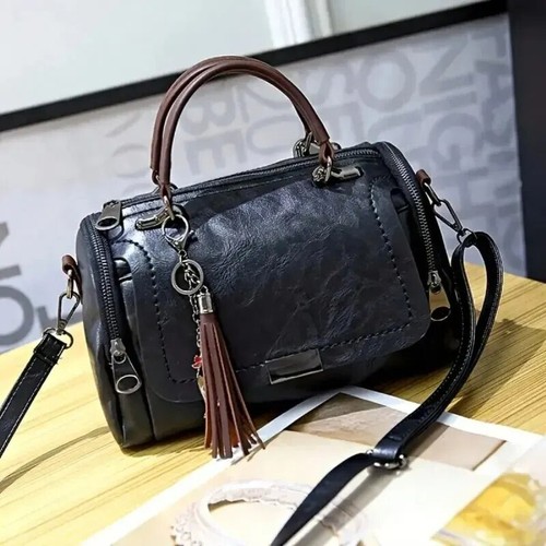 Yogodlns Tassel Decor Handbag, Women'S Large Capacity Shoulder Bag, Fashion Zipp - Picture 9 of 9