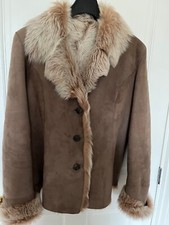 Celtic & Co Toscana Sheepskin Jacket Size 36 (uk8 )