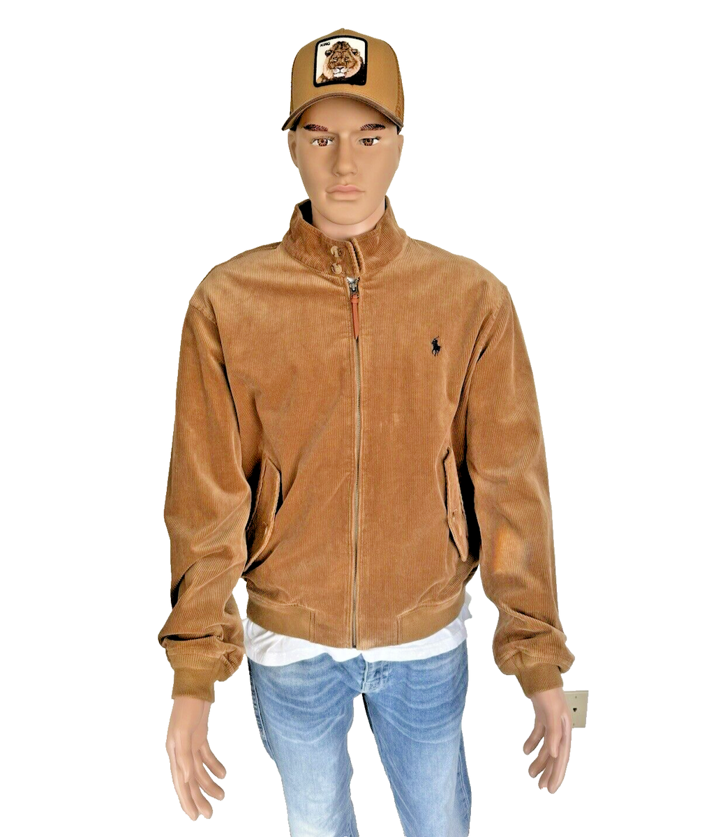 ラルフローレン　BARRACUDA-LINED-JACKET Polo Ralph Lauren Corduroy Lined Stretch Barracuda Bomber Jacket
