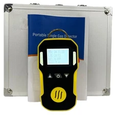 Portable H2 Gas Detector with 0-1000PPM Visual and Audible Alarm with Vibration