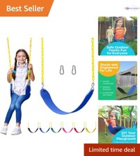 Outdoor Swing Set Replacement Seat Kit Heavy Duty Chains Playground Accessories