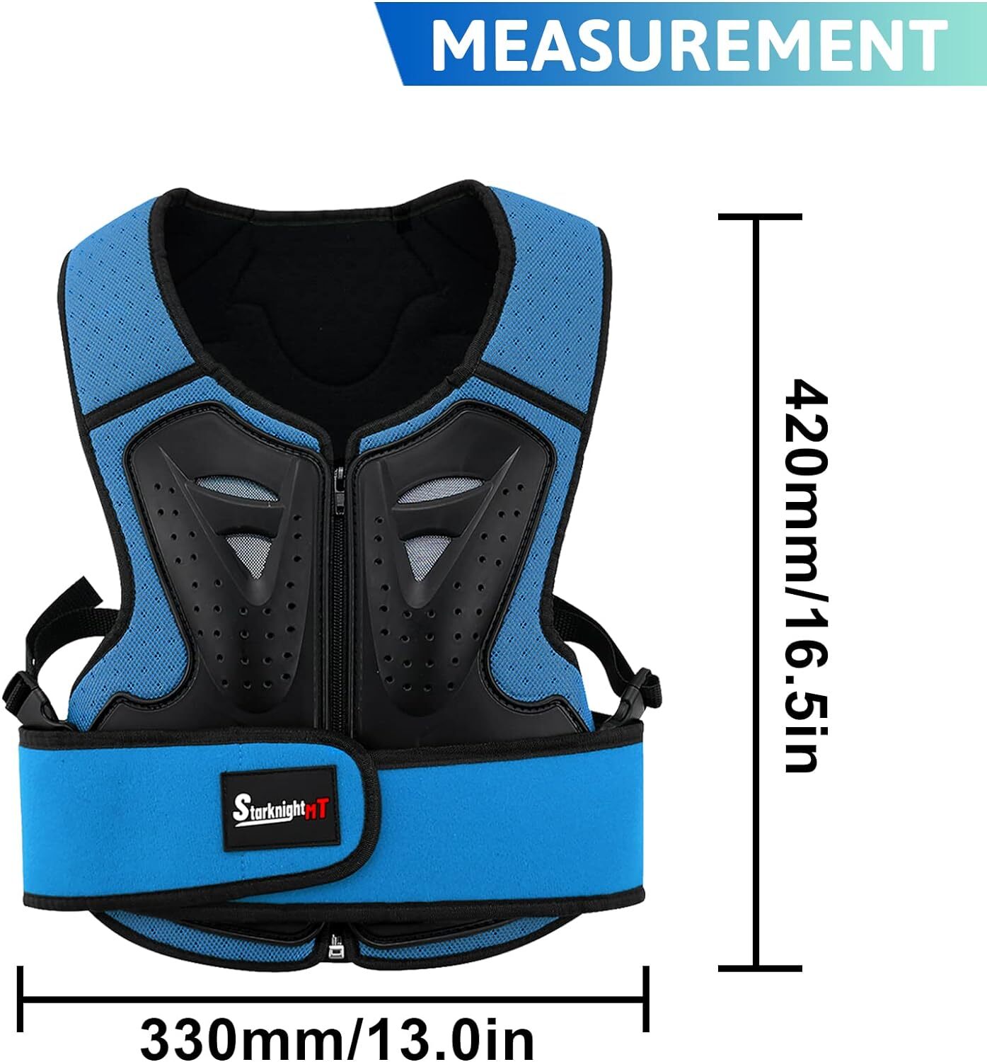Motorcycle Dirt Bike Body Armor Protective Gear Outdoor Driving Kids Chest Back
