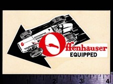 OFFENHAUSER Equipped - Original Vintage 1960's Racing Water Slide Decal OFFY