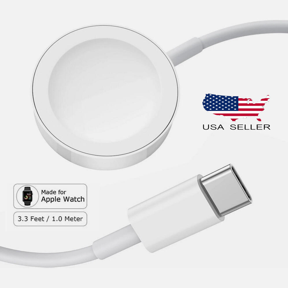 USB-C Magnetic Charger Cable for Apple Watch Series 3-10 Ultra 2-image