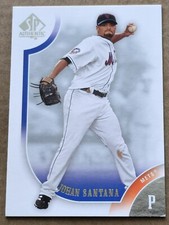 2009 SP Authentic #57 Johan Santana New York Mets