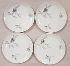 Rosenthal Continental China Raymond Loewy Jet Rose Tableware Starter Plates 1961