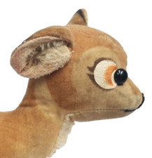 Steiff Disney Bambi Vtg Made In Germany 2 Edition Small Stuffed Velvet Baby Deer