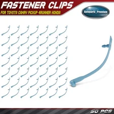 50Pcs 6 mm Nylon Cable Strap Push Mount Wire Tie Clips for Toyota Camry Honda