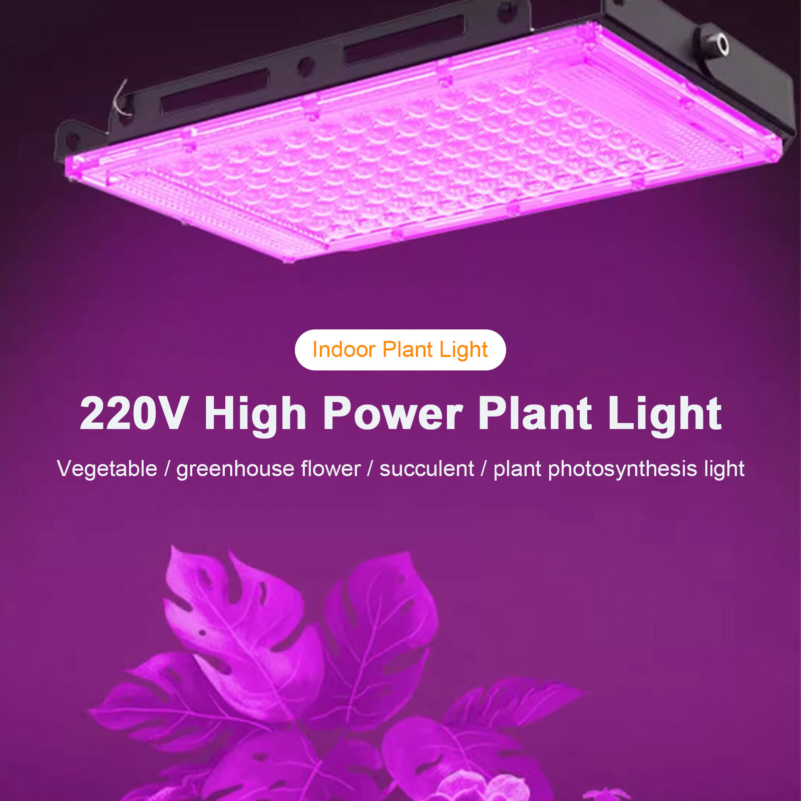 LED Pflanzenlampe Vollspektrum – 225 LEDs, Für Drinnen, Wachstum & Blüte