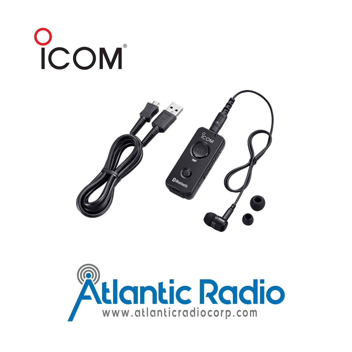 Icom VS-3 PTT Bluetooth with 3.5mm earphone jack includes