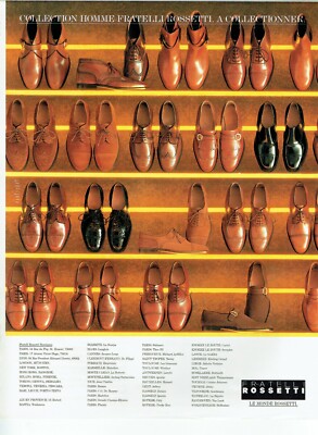 advertising 0422 1992 shoes Fratelli Rossetti coll men  
