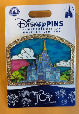 Disney D23 Expo 2024 Joy In Parks Disney World Aschenputtel Schloss Pin LE 2000