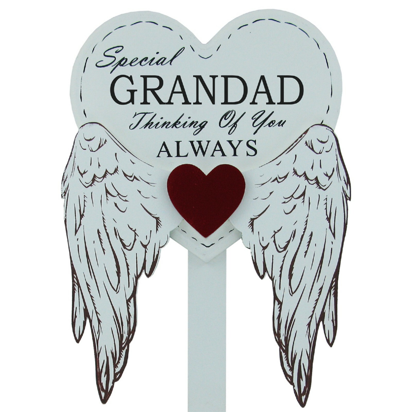 Special Grandad Grave Stick Marker Guardian Angel Graveside Memorial Tribute