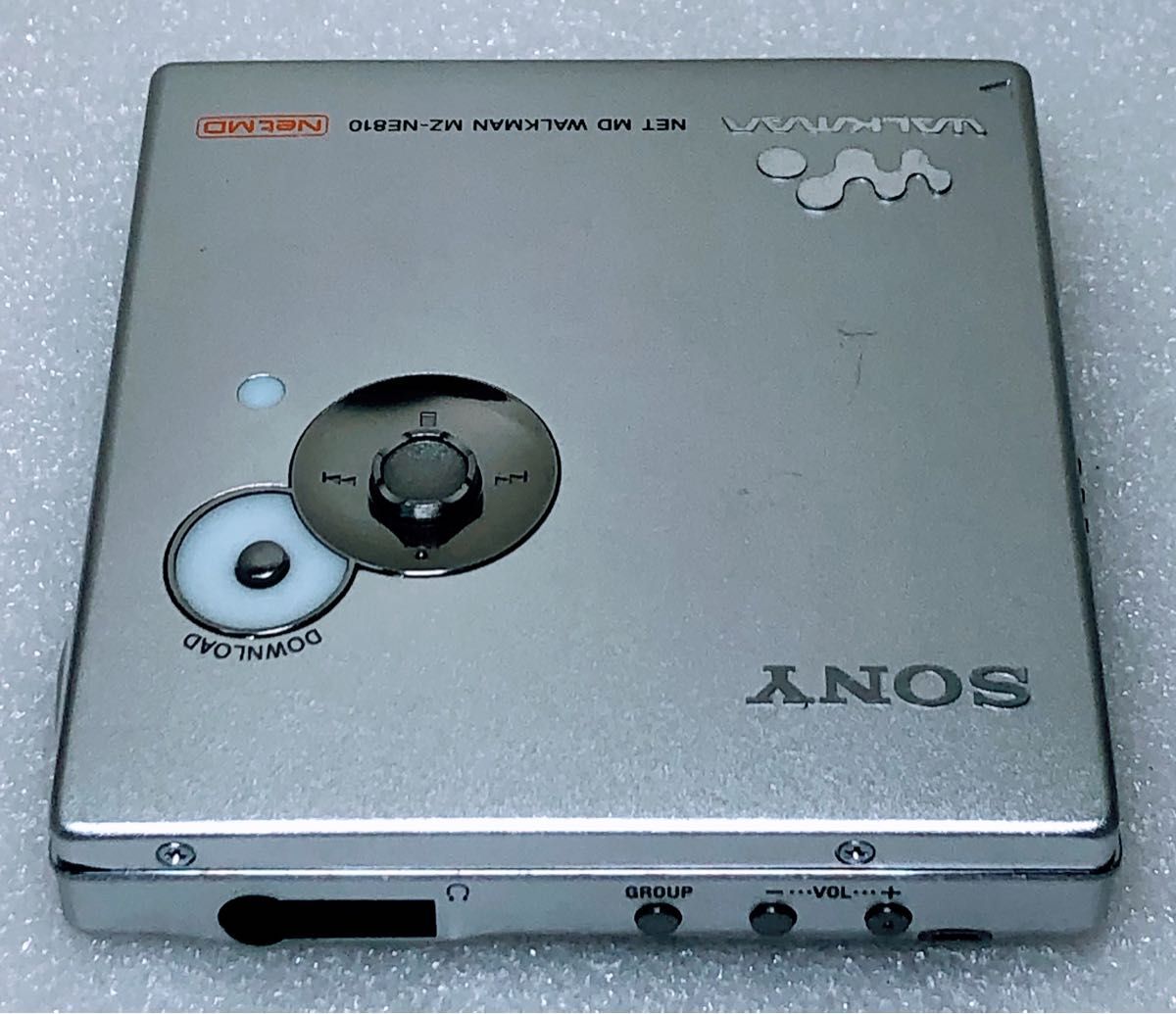SONY MZ-NE810 ポータブルMDプレーヤー Sony MZ-NE810 Net MD Walkman Portable MiniDisc Player Hi-MD