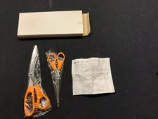 Pair Of Lifelong Scissors 6” & 8.5” Synthetic Grips Stainless Steel NIB