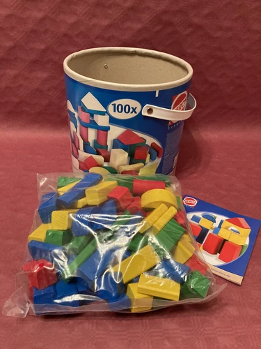🎁🎁 Heros Holzspielzeug Bauklötze 100 Teile bunt 🎄🎁