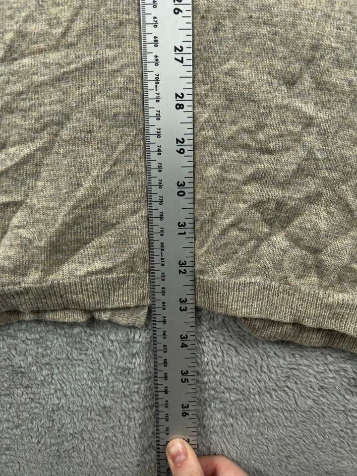 BCBG Maxazria Sudadera con Capucha Suéter Cárdigan Mujer Mediano Beige Manga Larga Foto 3 de 4