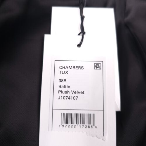 $695 Theory Chambers Baltic Velvet Slim Fit Tuxedo Dinner Jacket Mens Size 38R - Picture 11 of 12