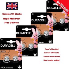 8x Duracell CR2025 3V Lithium Coin Cell Battery DL2025
