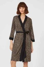 Debenhams - Animal Printed Jersey Wrap With Plain Detail - Size 12/14 - BNWT