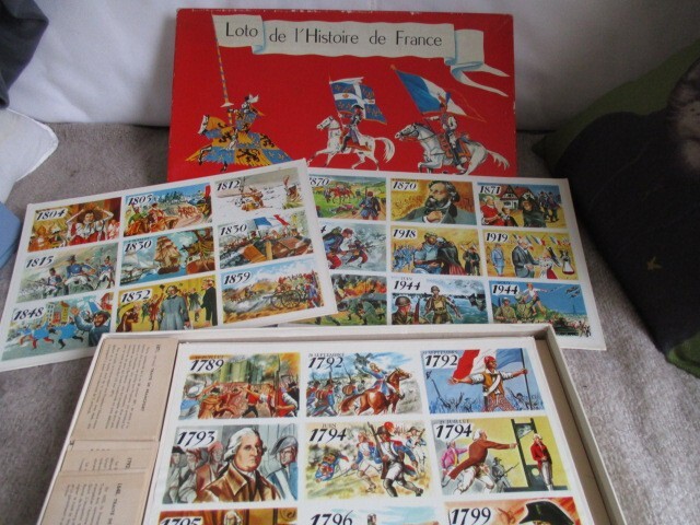 Jeu éducatif Vintage Loto De L'Histoire De France Fernand Nathan - En Carton, 7 Ans Et Plus, Occasion