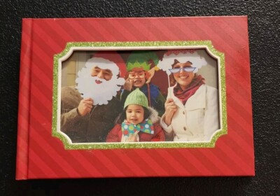 Hallmark Small Red with Gold Glitter Photo Album Holds 16 4x6