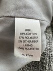 J. Jill Gray White Cotton/Poly  Blend Snap Front Lined Blazer Jacket Size L — photo 5