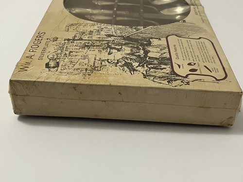 Antyk Wm. A. Rogers 1949 Old South ll / 54-częściowy posrebrzany zestaw (ZAPIECZĘTOWANY) - Zdjęcie 20 z 24