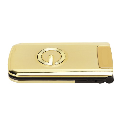 Senior Flip Phone Wide Screen Large Fonts Clear Voice Call Gold