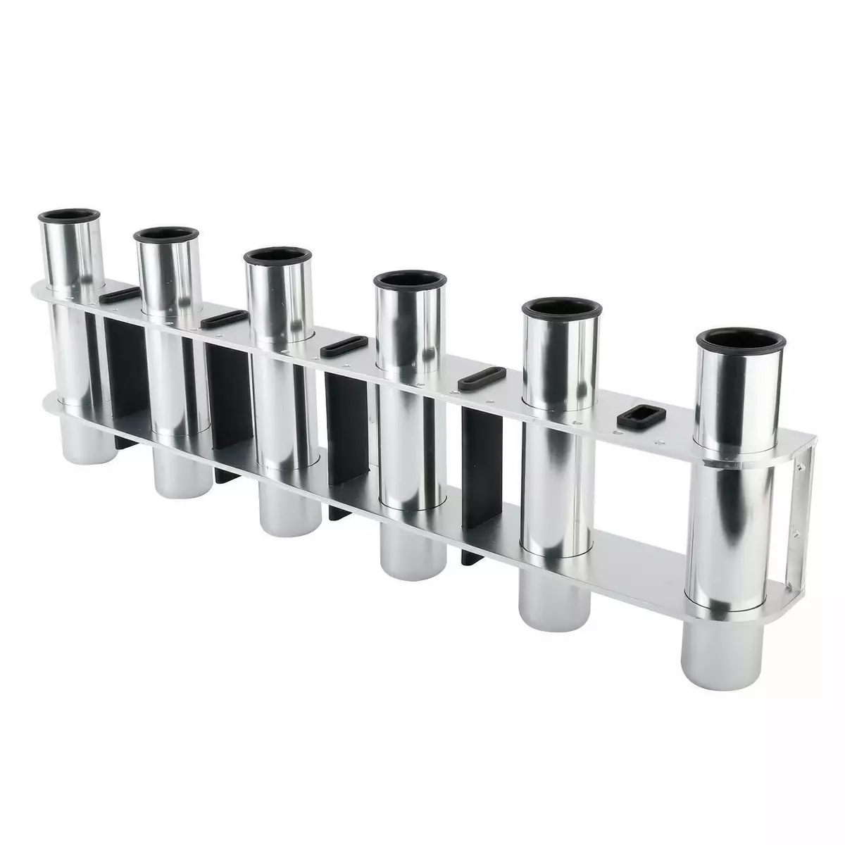 6 Tube Tackle Rack Fishing Rod Holder Aluminum Rod Rack Boat Yacht