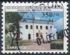 German Boma surch: 350s on 200s - Tanzania 2004 - F H - SG 2427b