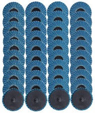 2 inch Zirconia Roll Lock Flap Sanding Disc 40 60 80 120 Grit Die Grinder Drill