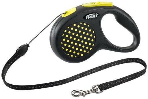 Correa Enrollador Flexi Diseño S Cuerda Amarillo 5 Metros 12KG Máx - Imagen 1 de 1