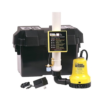Basement Watchdog BWE 1000 Gallons Per Hour Basement Watchdog Emergency Back-...