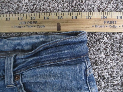 Levis 504 Tilted Jeans Womens 11L Blue Denim Straight Mid Rise Medium Wash 33x32 - Picture 10 of 16
