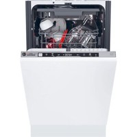 Hoover HI1C5SB1FS-80 Dishwasher Slimline 45cm 11 Place Silver C