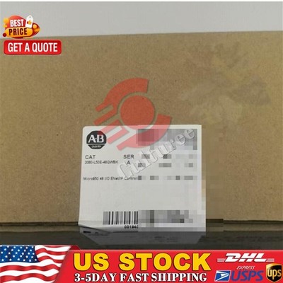 NEW AB 2080-L50E-48QWBK Micro850 48 I/O EtherNet/IP Controller US Free Tax