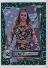 2025 Topps Chrome WWE Teal Laser Refractor /175 Elektra Lopez #95 1cc0